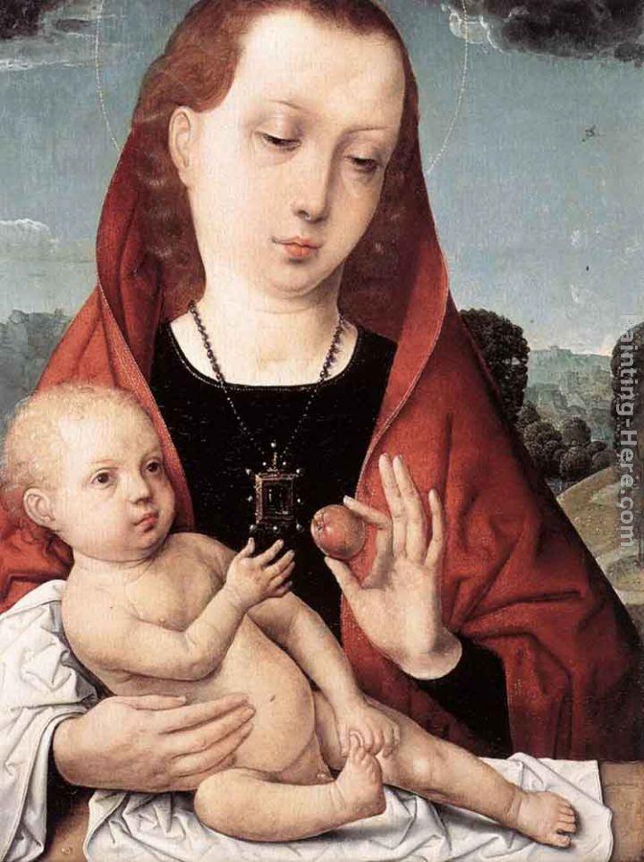 Juan De Flandes Virgin and Child before a Landscape
